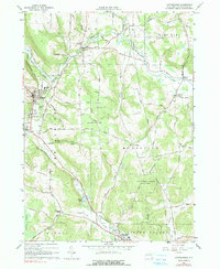 Download a high-resolution, GPS-compatible USGS topo map for Cattaraugus, NY (1990 edition)