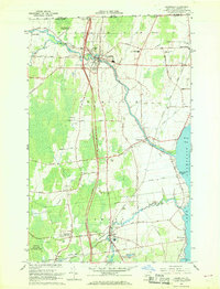 preview thumbnail of historical topo map of Clinton County, NY in 1966
