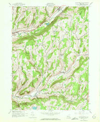 Download a high-resolution, GPS-compatible USGS topo map for Charlotteville, NY (1972 edition)
