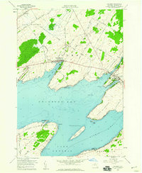 Download a high-resolution, GPS-compatible USGS topo map for Chaumont, NY (1960 edition)