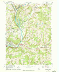 Download a high-resolution, GPS-compatible USGS topo map for Chenango Forks, NY (1972 edition)