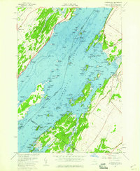 Download a high-resolution, GPS-compatible USGS topo map for Chippewa Bay, NY (1960 edition)