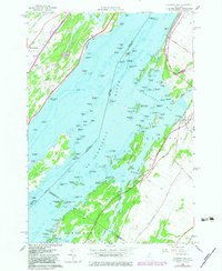 Download a high-resolution, GPS-compatible USGS topo map for Chippewa Bay, NY (1983 edition)