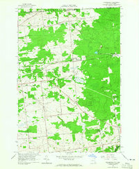 Download a high-resolution, GPS-compatible USGS topo map for Churubusco, NY (1965 edition)