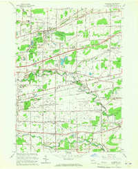 Download a high-resolution, GPS-compatible USGS topo map for Clarence, NY (1967 edition)