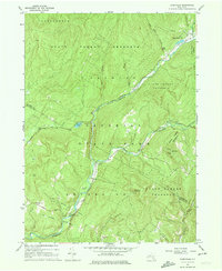 preview thumbnail of historical topo map of Ulster County, NY in 1966