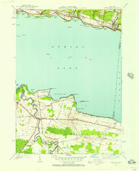 Download a high-resolution, GPS-compatible USGS topo map for Cleveland, NY (1957 edition)