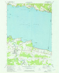 Download a high-resolution, GPS-compatible USGS topo map for Cleveland, NY (1976 edition)