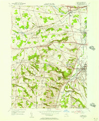 Download a high-resolution, GPS-compatible USGS topo map for Clinton, NY (1957 edition)
