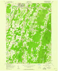 Download a high-resolution, GPS-compatible USGS topo map for Clintondale, NY (1958 edition)