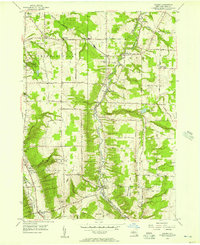 Download a high-resolution, GPS-compatible USGS topo map for Colden, NY (1957 edition)