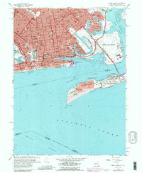 Download a high-resolution, GPS-compatible USGS topo map for Coney Island, NY (1988 edition)