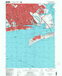 Download a high-resolution, GPS-compatible USGS topo map for Coney Island, NY (1999 edition)