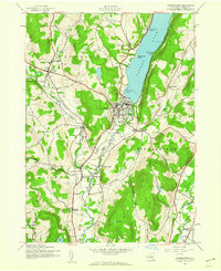 Download a high-resolution, GPS-compatible USGS topo map for Cooperstown, NY (1960 edition)