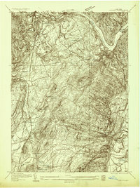 preview thumbnail of historical topo map of Saratoga County, NY in 1935