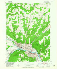 Download a high-resolution, GPS-compatible USGS topo map for Corning, NY (1965 edition)