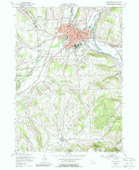 Download a high-resolution, GPS-compatible USGS topo map for Cortland, NY (1988 edition)
