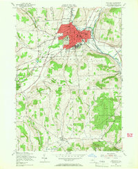 Download a high-resolution, GPS-compatible USGS topo map for Cortland, NY (1966 edition)