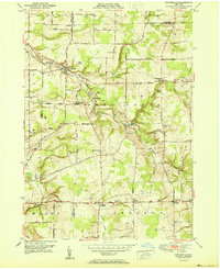 Download a high-resolution, GPS-compatible USGS topo map for Cowlesville, NY (1951 edition)
