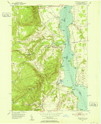 Download a high-resolution, GPS-compatible USGS topo map for Crown Point, NY (1952 edition)