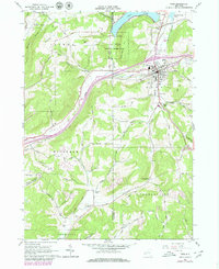 Download a high-resolution, GPS-compatible USGS topo map for Cuba, NY (1980 edition)