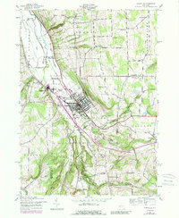 Download a high-resolution, GPS-compatible USGS topo map for Dansville, NY (1989 edition)