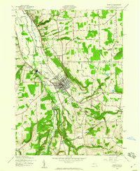 Download a high-resolution, GPS-compatible USGS topo map for Dansville, NY (1960 edition)