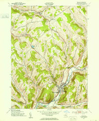Download a high-resolution, GPS-compatible USGS topo map for Delhi, NY (1953 edition)
