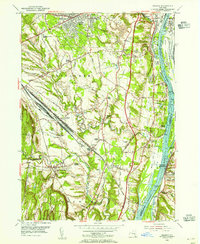 Download a high-resolution, GPS-compatible USGS topo map for Delmar, NY (1954 edition)