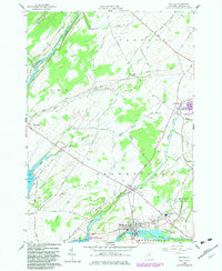 Download a high-resolution, GPS-compatible USGS topo map for Dexter, NY (1983 edition)