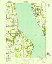 Download a high-resolution, GPS-compatible USGS topo map for Dresden, NY (1954 edition)