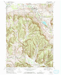 Download a high-resolution, GPS-compatible USGS topo map for Dryden, NY (1988 edition)