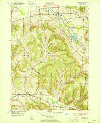 Download a high-resolution, GPS-compatible USGS topo map for Dryden, NY (1951 edition)