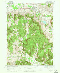 Download a high-resolution, GPS-compatible USGS topo map for Dryden, NY (1971 edition)