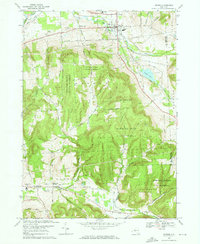 Download a high-resolution, GPS-compatible USGS topo map for Dryden, NY (1972 edition)