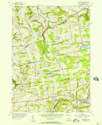 Download a high-resolution, GPS-compatible USGS topo map for Duanesburg, NY (1956 edition)