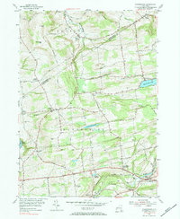 Download a high-resolution, GPS-compatible USGS topo map for Duanesburg, NY (1984 edition)