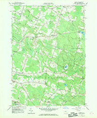 preview thumbnail of historical topo map of Oswego County, NY in 1957