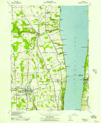 Download a high-resolution, GPS-compatible USGS topo map for Dundee, NY (1957 edition)