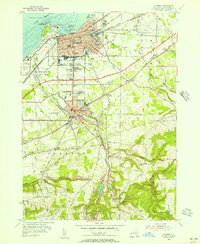 Download a high-resolution, GPS-compatible USGS topo map for Dunkirk, NY (1956 edition)