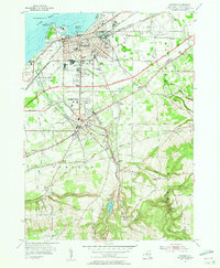 Download a high-resolution, GPS-compatible USGS topo map for Dunkirk, NY (1956 edition)