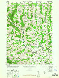 Download a high-resolution, GPS-compatible USGS topo map for Durham, NY (1967 edition)