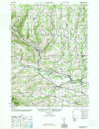 Download a high-resolution, GPS-compatible USGS topo map for Durham, NY (1967 edition)
