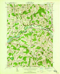 Download a high-resolution, GPS-compatible USGS topo map for Eagle Bridge, NY (1958 edition)