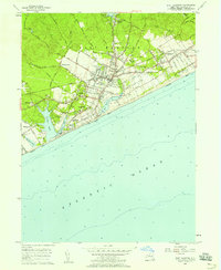 Download a high-resolution, GPS-compatible USGS topo map for East Hampton, NY (1958 edition)
