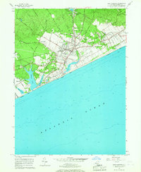 Download a high-resolution, GPS-compatible USGS topo map for East Hampton, NY (1967 edition)