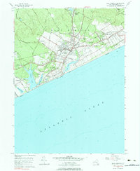Download a high-resolution, GPS-compatible USGS topo map for East Hampton, NY (1984 edition)