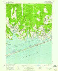 Download a high-resolution, GPS-compatible USGS topo map for Eastport, NY (1958 edition)