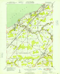 Download a high-resolution, GPS-compatible USGS topo map for Eden, NY (1949 edition)