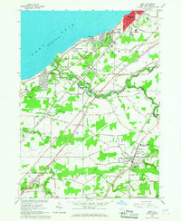Download a high-resolution, GPS-compatible USGS topo map for Eden, NY (1967 edition)